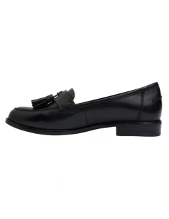 Easy Steps Gazebo Black Glove Flat Shoes