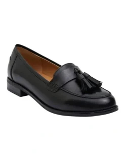 Easy Steps Gazebo Black Glove Flat Shoes