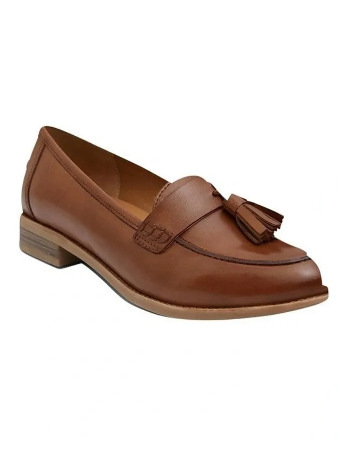 Easy Steps Gazebo Cognac Glove Flat Shoes