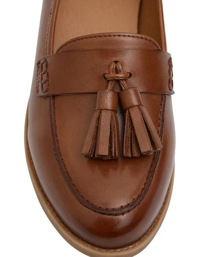 Easy Steps Gazebo Cognac Glove Flat Shoes