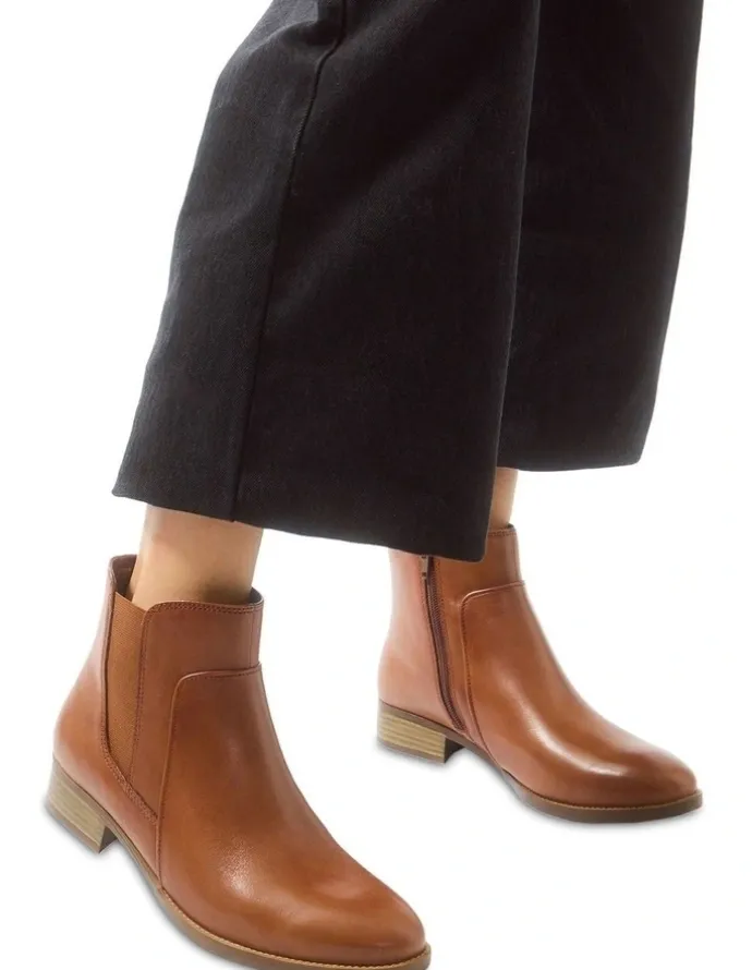 Easy Steps Glasgow Mid Glove Boots in Brown