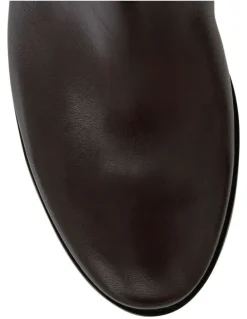 Easy Steps Junction Leather Knee Boots in Brown