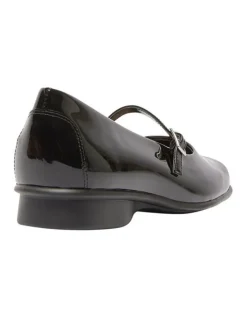 Easy Steps Katrina Flat Shoes in Black Patent