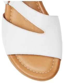 Easy Steps Kenya Leather Sandals in White
