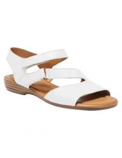 Easy Steps Kenya Leather Sandals in White