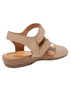 Easy Steps Kenya Sandals in Taupe Leather