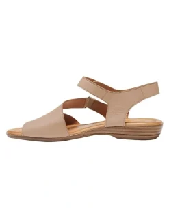 Easy Steps Kenya Sandals in Taupe Leather