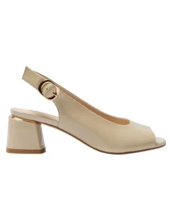 Easy Steps Martina Heeled Sandals in Nude