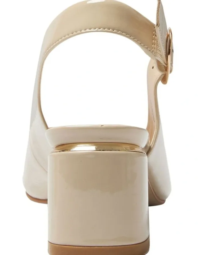 Easy Steps Martina Heeled Sandals in Nude