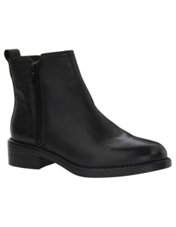 Easy Steps Merchant Leather Boots in Black