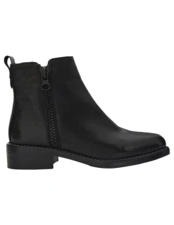 Easy Steps Merchant Leather Boots in Black