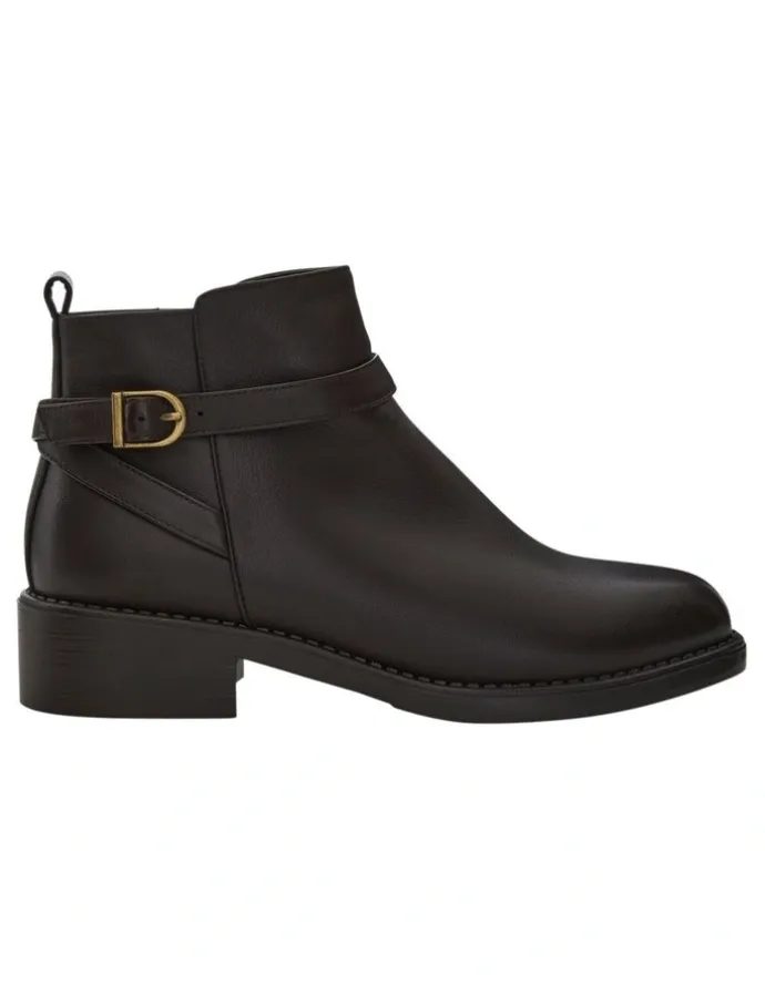 Easy Steps Milson Boots in Brown Leather