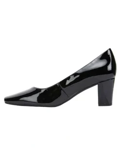 Easy Steps Nicole Black Patent Heeled Shoes