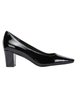 Easy Steps Nicole Black Patent Heeled Shoes