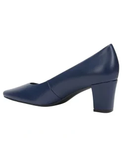 Easy Steps Nicole Navy Glove Heeled Shoes