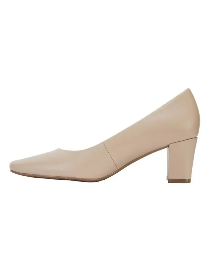 Easy Steps Nicole Nude Glove Heeled Shoes