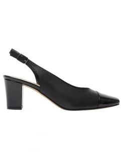 Easy Steps Nikita Heeled Shoes in Black/Patent Leather