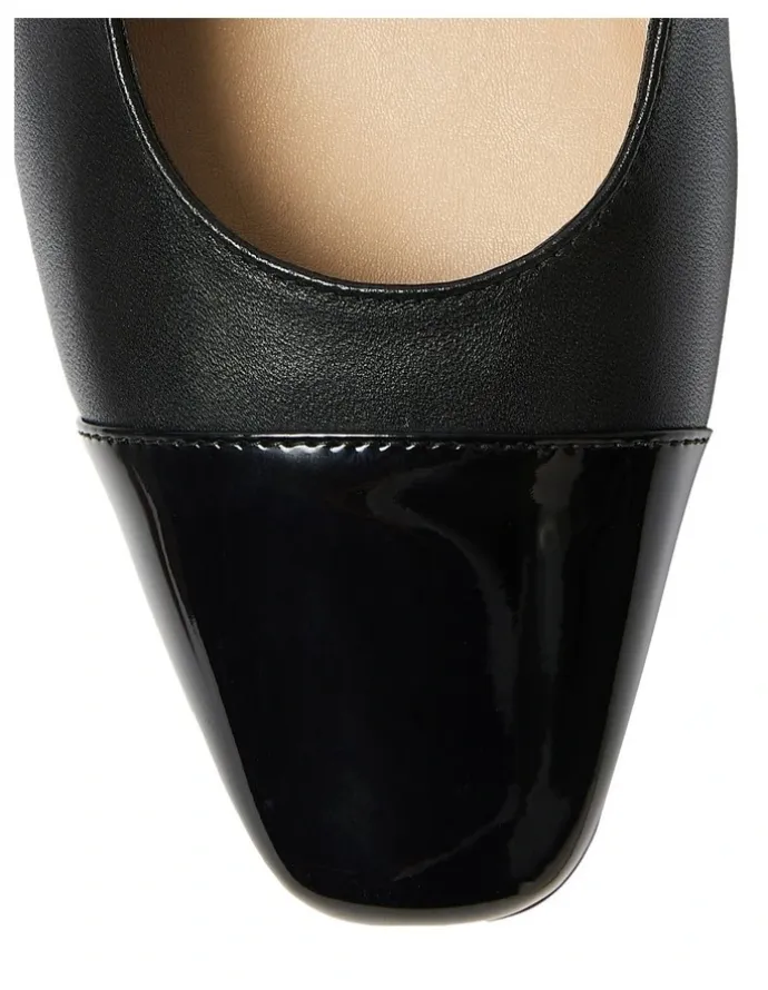 Easy Steps Nikita Heeled Shoes in Black/Patent Leather