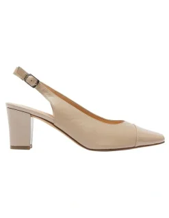 Easy Steps Nikita Heeled Shoes in Nude/Patent Glove
