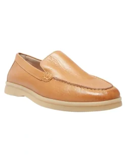 Easy Steps Orlando Loafers in Tan Leather