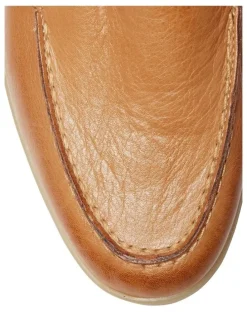 Easy Steps Orlando Loafers in Tan Leather