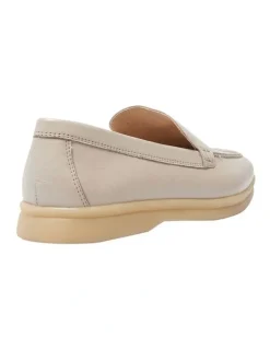Easy Steps Orlando Loafers in Light Grey Leather