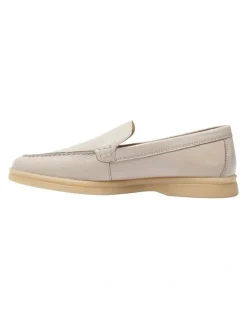 Easy Steps Orlando Loafers in Light Grey Leather