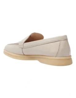 Easy Steps Orlando Loafers in Light Grey Leather