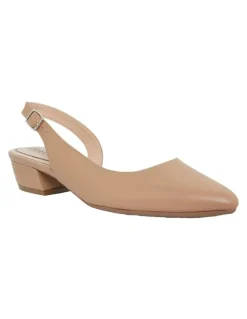 Easy Steps Ramsey Heeled Shoes in Camel Leather