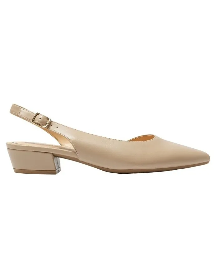 Easy Steps Ramsey Heeled Shoes in Nude Glove
