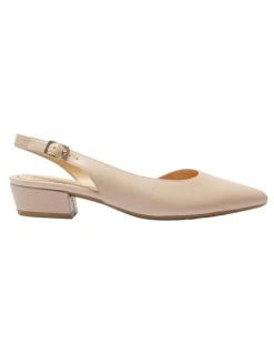 Easy Steps Ramsey Heeled Shoes in Blush Leather