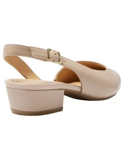 Easy Steps Ramsey Heeled Shoes in Blush Leather