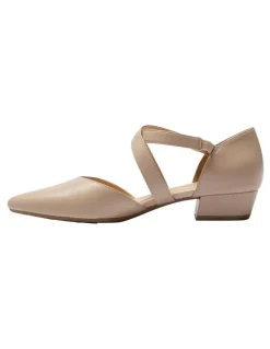 Easy Steps Renee Heeled Shoes in Blush Leather