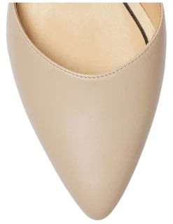 Easy Steps Renee Heeled Shoes in Blush Leather