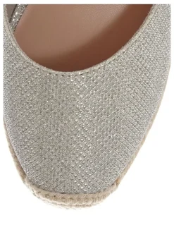 Easy Steps Santos Sandals in Silver Fabric