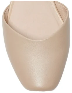 Easy Steps Sequel Heeled Shoes in Nude Leather