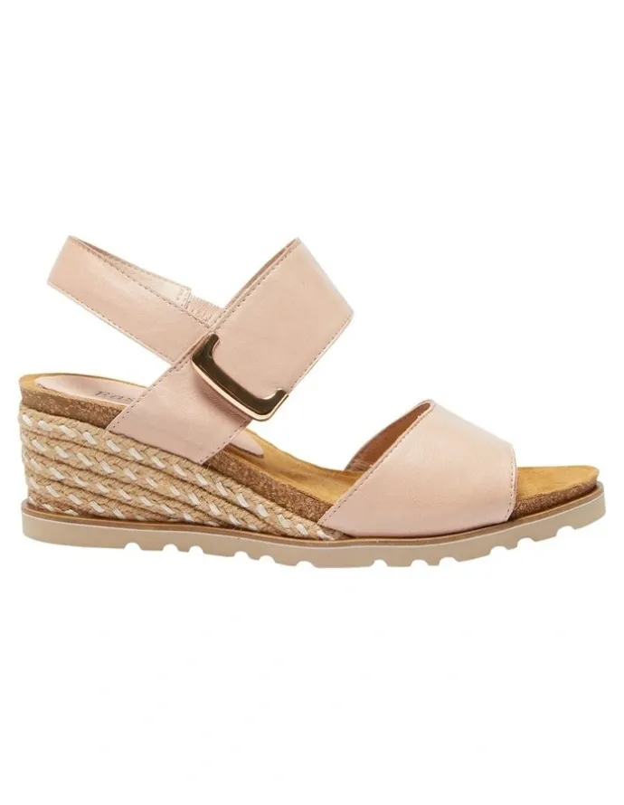 Easy Steps Terrace Sandals in Blush Leather