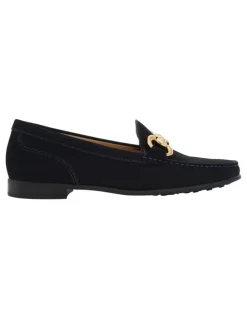 Easy Steps Tuscany Loafers in Navy Nubuck