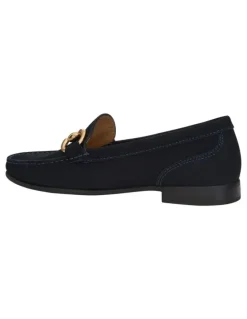 Easy Steps Tuscany Loafers in Navy Nubuck