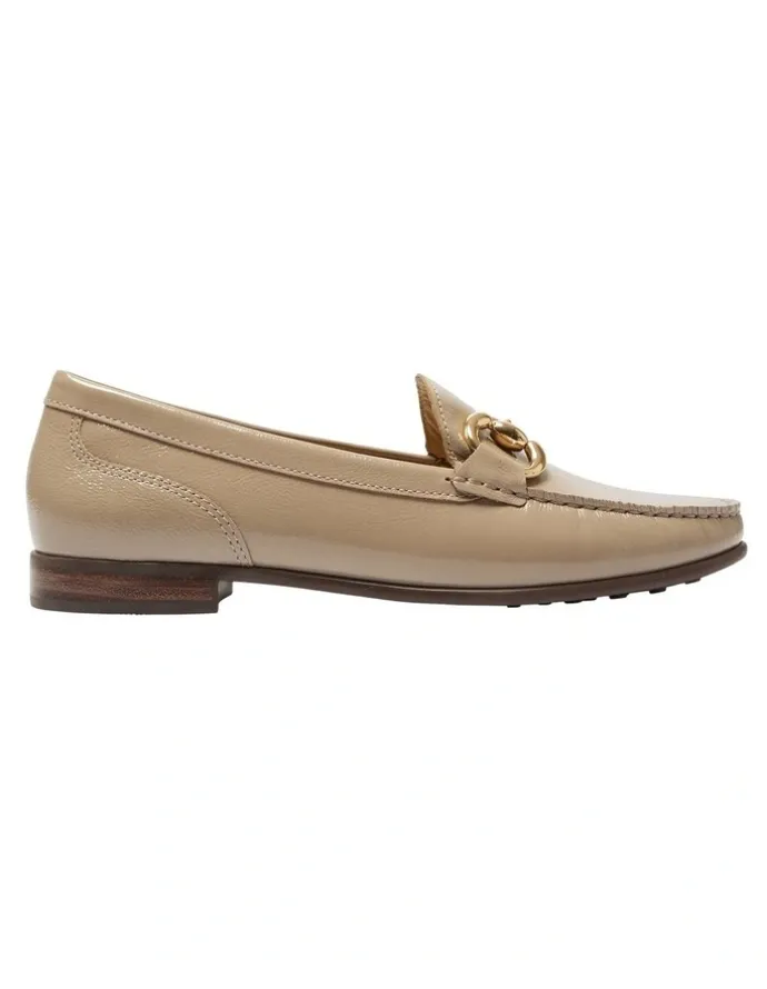 Easy Steps Tuscany Loafers in Bone Patent