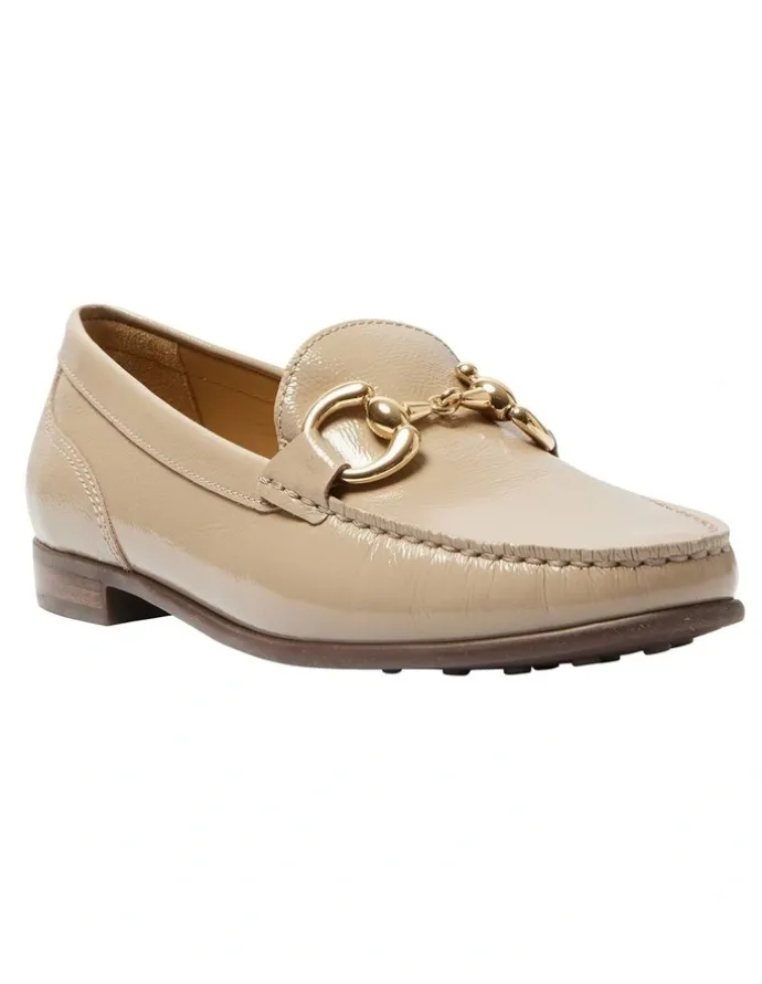 Easy Steps Tuscany Loafers in Bone Patent