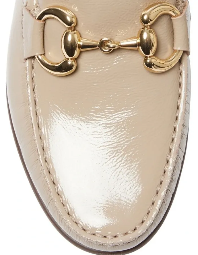 Easy Steps Tuscany Loafers in Bone Patent