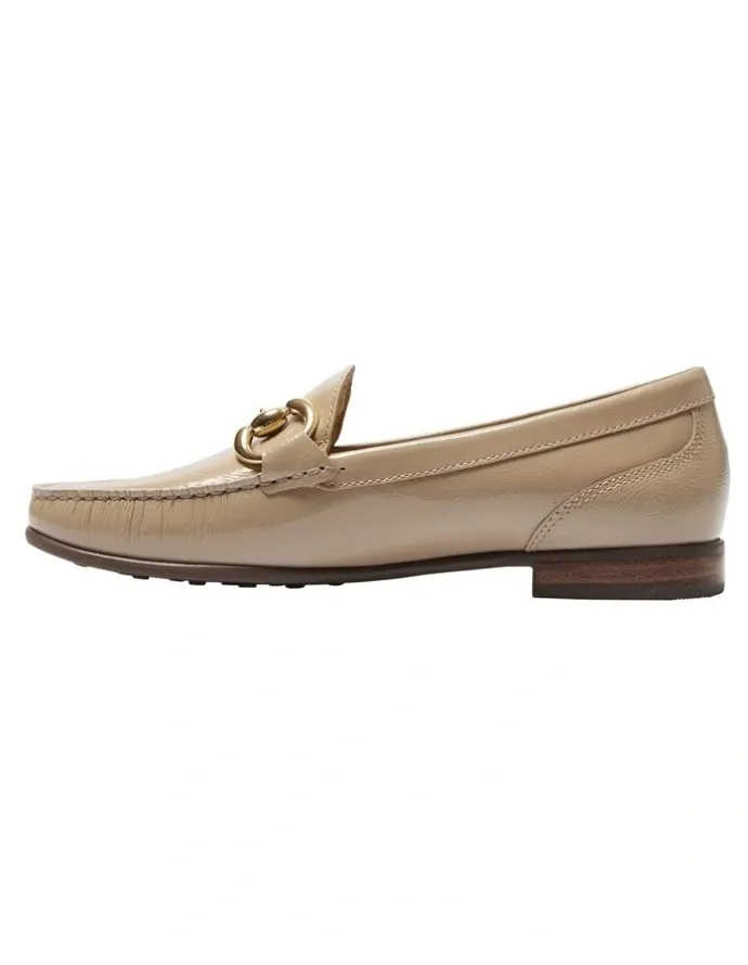 Easy Steps Tuscany Loafers in Bone Patent