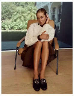 Easy Steps Tuscany Loafers in Black