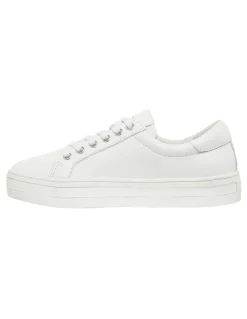 Easy Steps Ultra Sneakers in White Leather