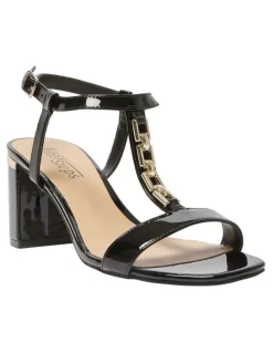 Easy Steps Unicorn Sandals in Black Patent