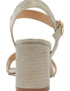Easy Steps Unity Sandals in Soft Gold Fabric