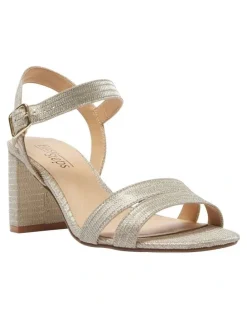 Easy Steps Unity Sandals in Soft Gold Fabric