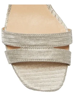 Easy Steps Unity Sandals in Soft Gold Fabric