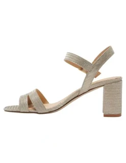 Easy Steps Unity Sandals in Soft Gold Fabric